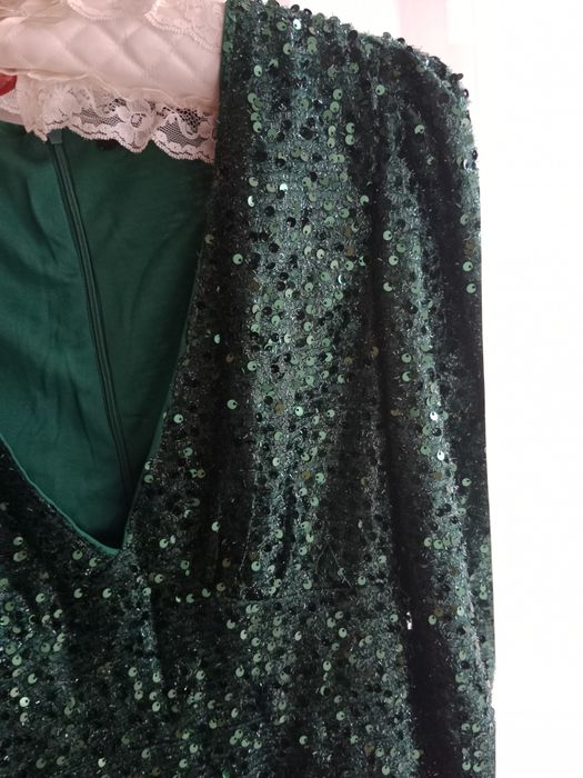 Sukienka wieczorowa cekinowa Andrzejki/Sylwester