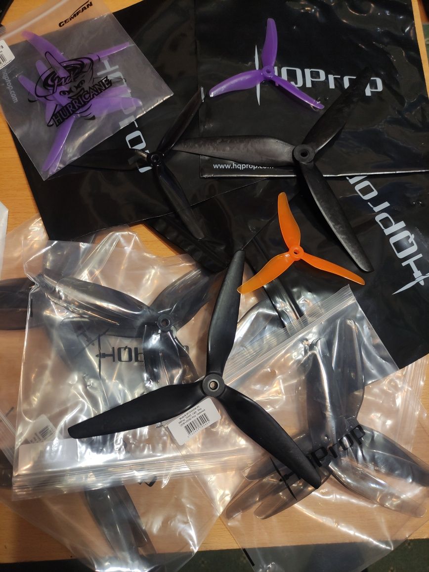 Пропелеры для Fpv 15"13"10"9"8"7"5" дрона Gemfan.HQ Prop 10X5X3. 9×5×3
