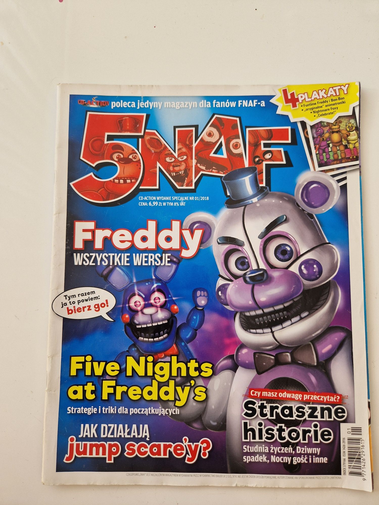 Ksiazka Fnaf 5naf limitowana