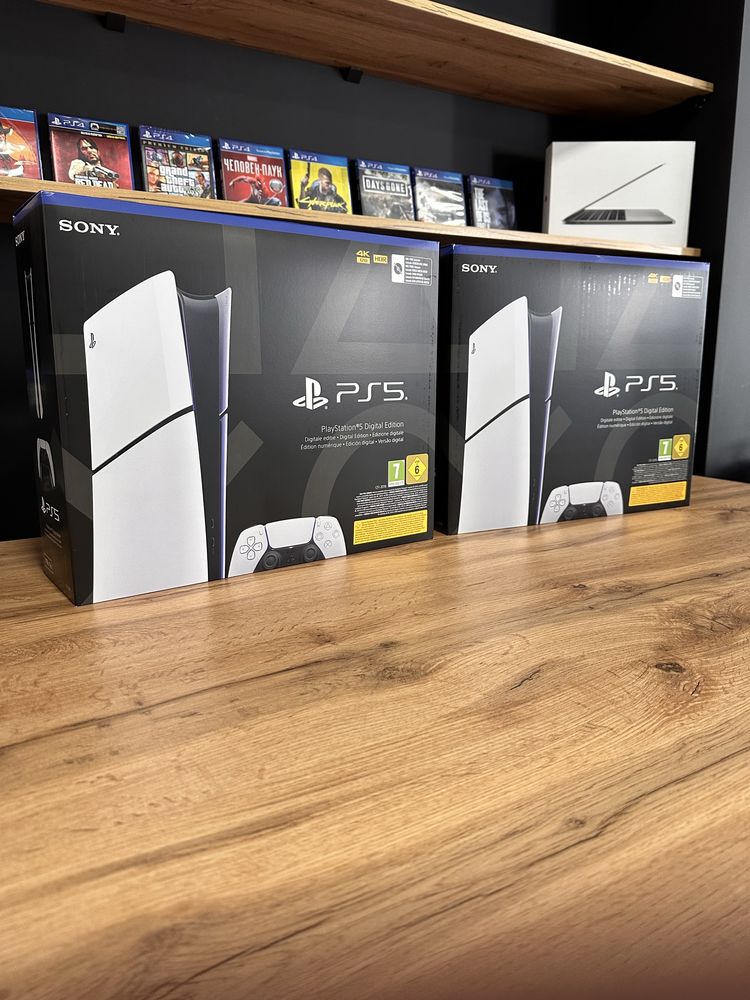 Нова PlayStation 5 Slim (Digital Edition) - з гарантією 12 місяців