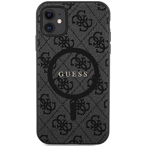 Etui Guess 4G Collection Leather Metal Logo MagSafe na iPhone 11 / XR