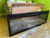 Kominek elektryczny 127 cm LED, 13 kolorów, do zabudowy lub na ścianę