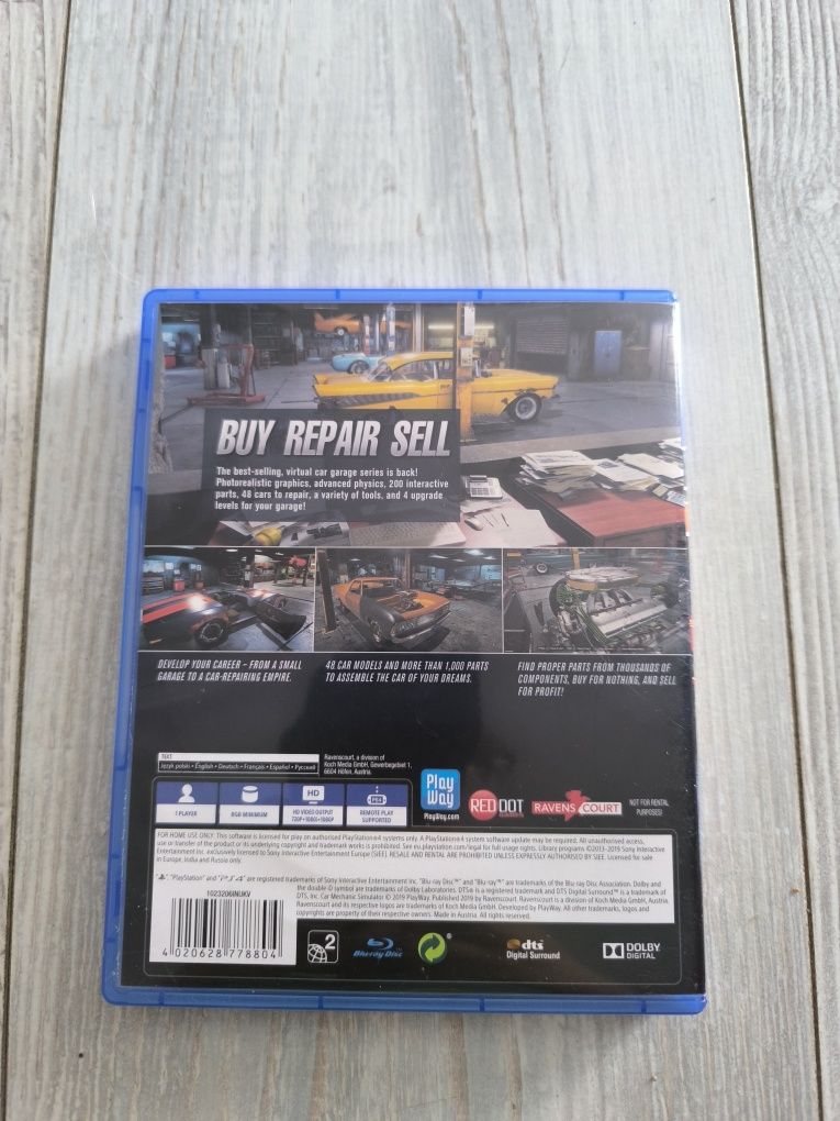 Car Mechanic Simulator ps4