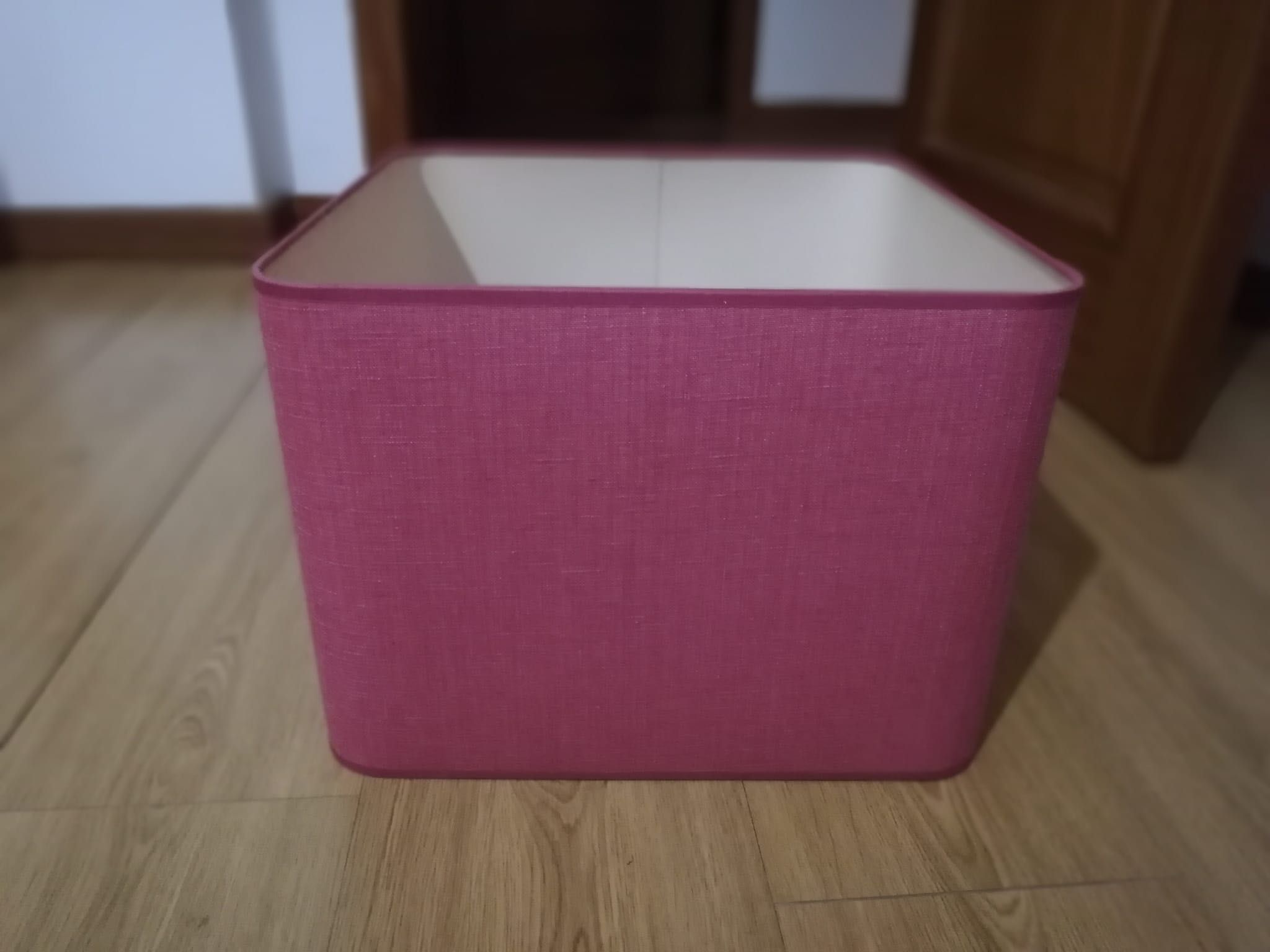 Conjunto de  3 abajours rosa
