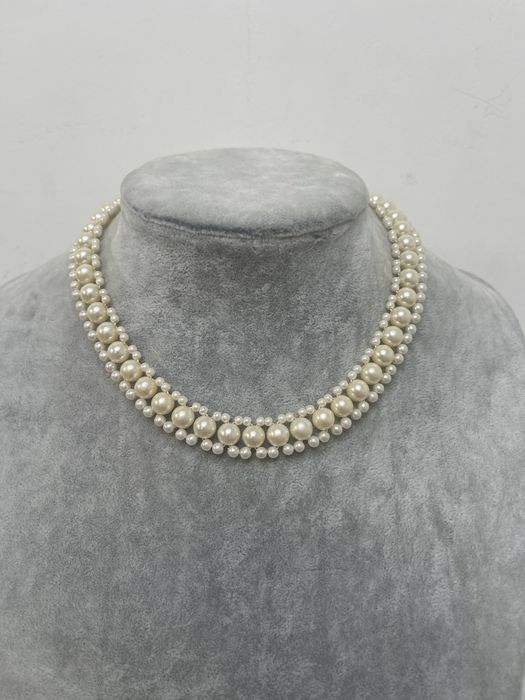 Stary Naszyjnik z Pereł z Prl