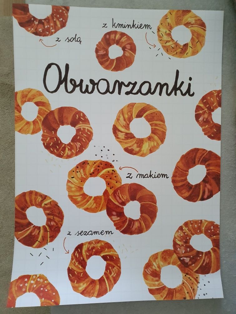 Plakat Obwarzanki (Love Poland design)