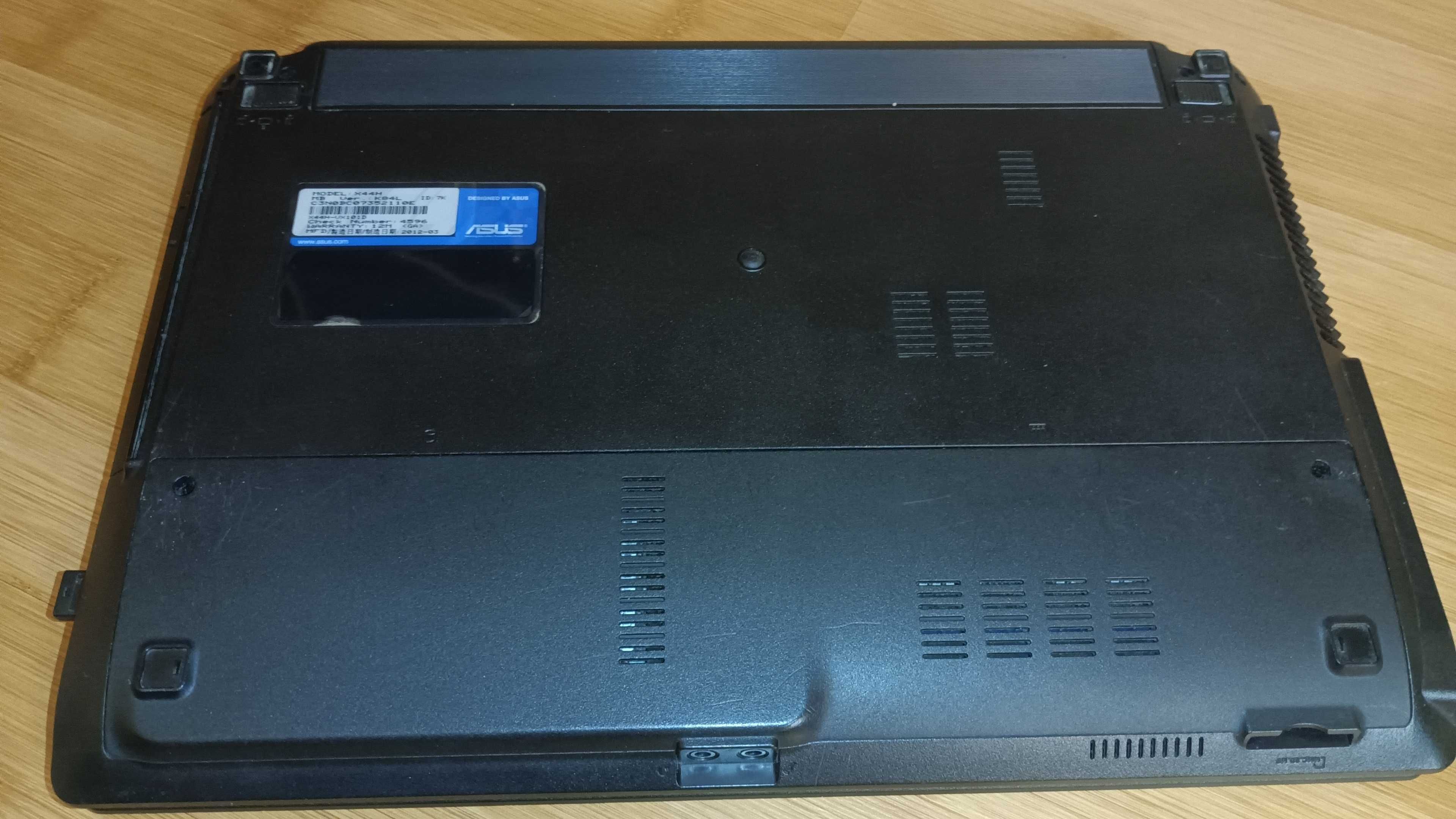 Ноутбук ASUS X44H Екран14(1366x768)LED/IntelCeleronB815(1.6ГГц)/RAM2ГБ