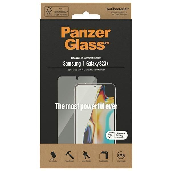 Panzerglass Ultra-Wide Fit Sam S23+ S916 Screen Protection 7323
