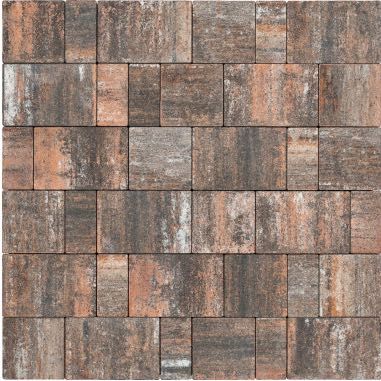 Тротуарна плитка Лайнстоун20 Еспресо 4см товщиною, бруківка Ковальська