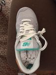 Nowe buty adidasy New Balance 36 22,5cm szaro miętowe WL574BCB