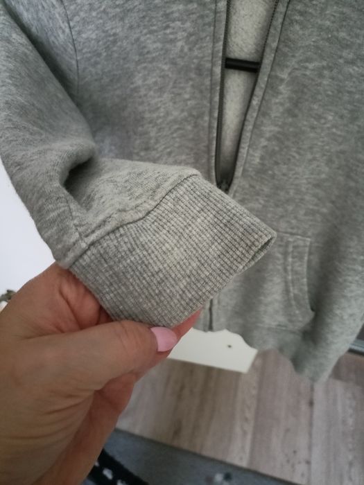 Bluza H&M rozpinana szara rozmiar 110/116