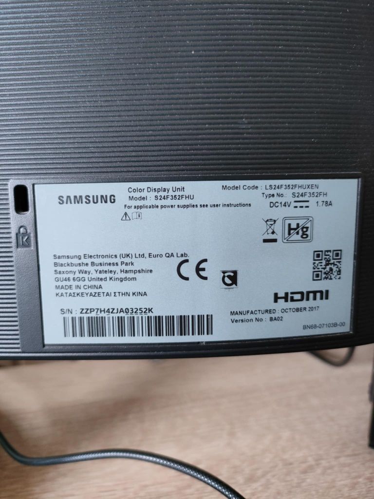 Monitor Samsung 24 cale