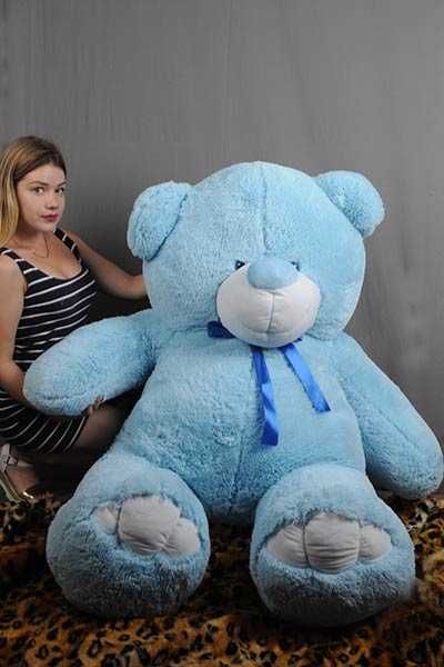 Плюшевий ведмедик Teddy Boom Веня,170 см,сірий