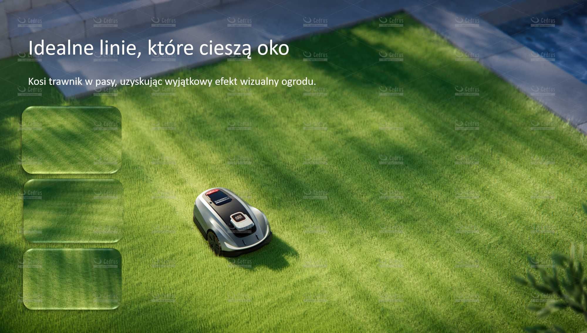 Kosiarka automatyczna RTK+Vslam+VisionAI Sunseeker Elite X7 3000m2