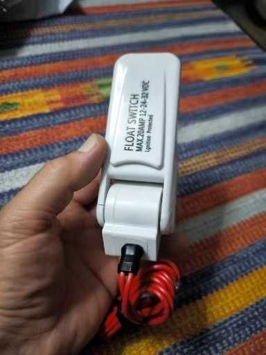 KIT bomba e interruptor de água elétrica, 12V 24V, 1100GPH,novo.