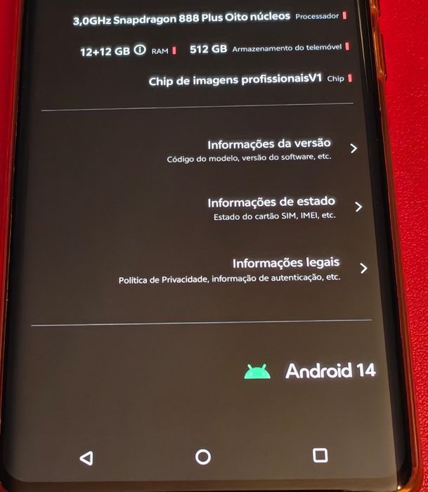Telemóvel "Vivo X70 Pro Plus / Pro+" laranja | 512 GB | Origin OS