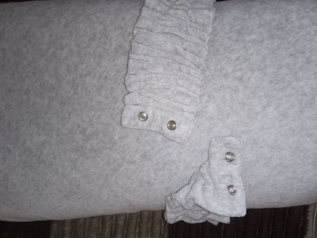 Новий конверт-ковдра з капюшоном Baby Veres ''Velour grey