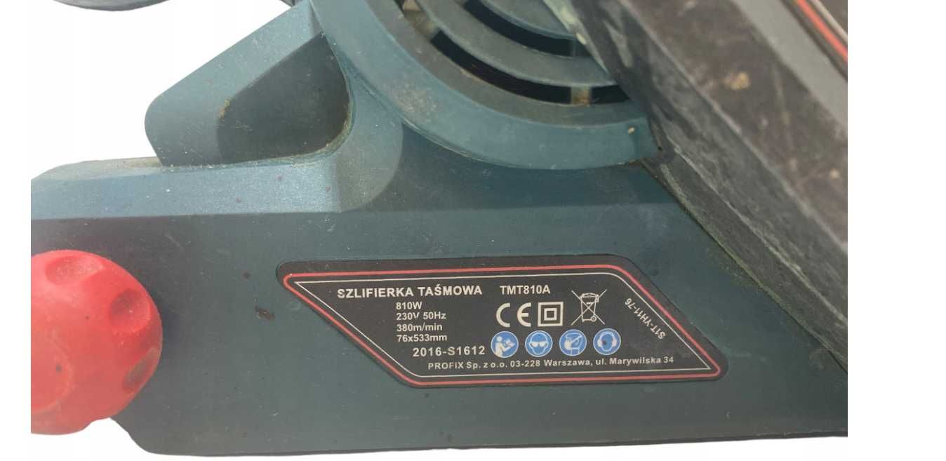 Szlifierka taśmowa TRYTON TMT810A