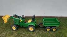 Traktorek na pedały dla dzieci John Deere z przyczepą RollyX-Trac
