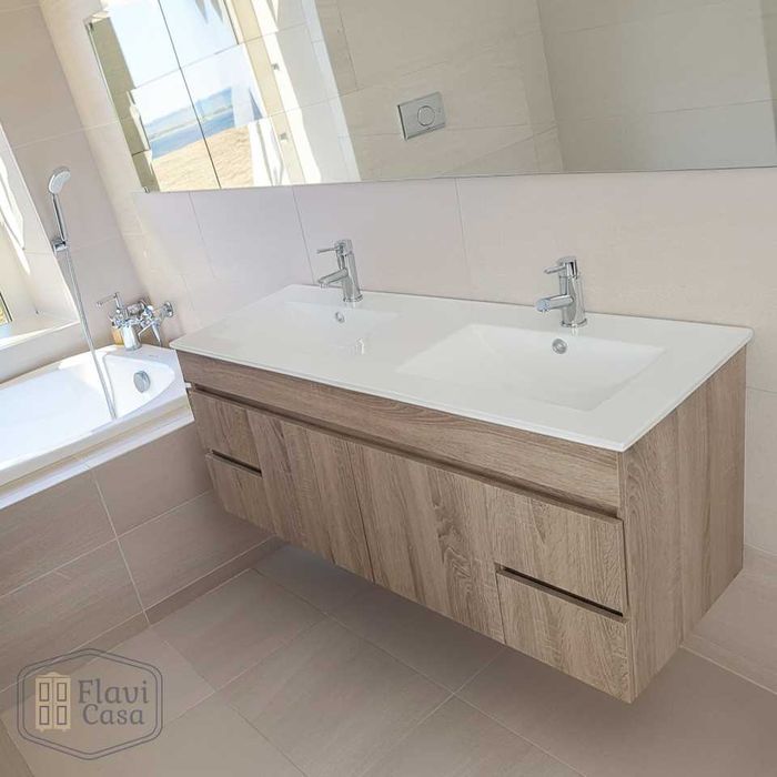 Móvel de casa de banho c/ lavatório duplo