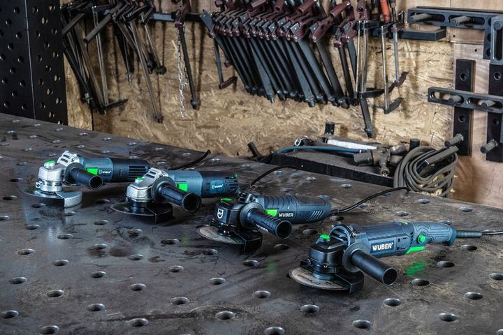 Kątówka Szlifierka Kątowa Diax 1500w Mocna + 10 Tarcz 125mm Zestaw Xxl