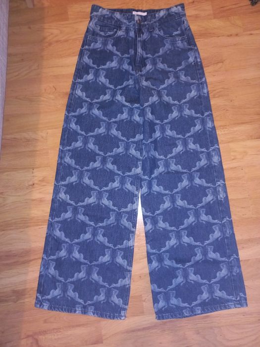 Джинси Bershka и шуба H&M на девочку 12-13лет