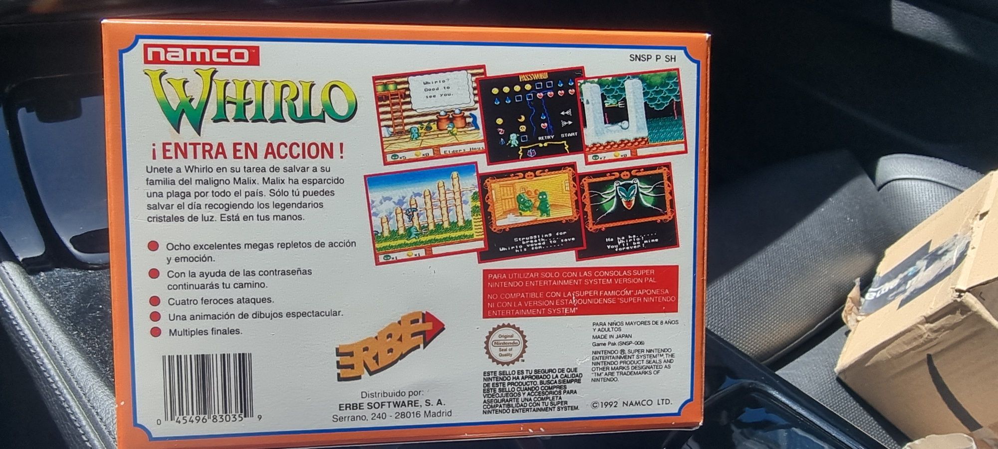 Jogo whirlo Super nintendo