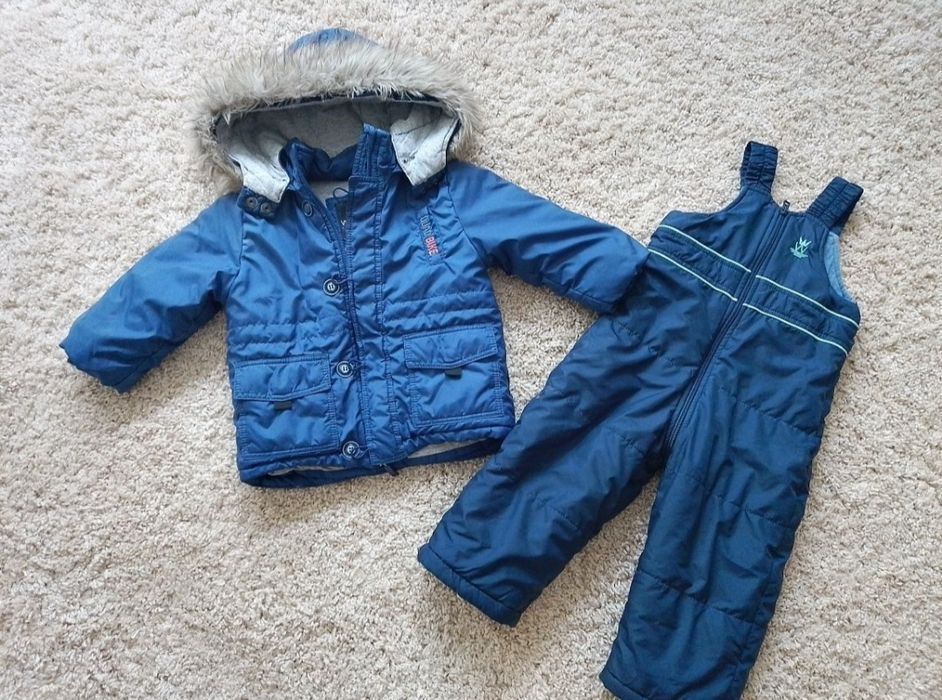 Зимний комбинезон Wojcik на мальчика 86-92 р.+рукавицы в подарок