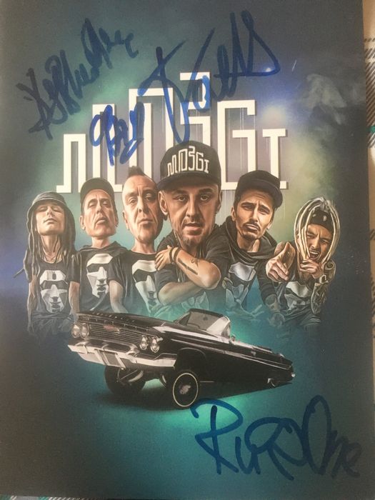 Фото с автографом участников группы Mozgi