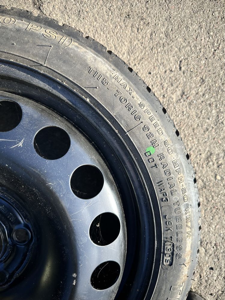 Koło dojazdowe R16 Astra H dojazdówka Astra III Zafira B