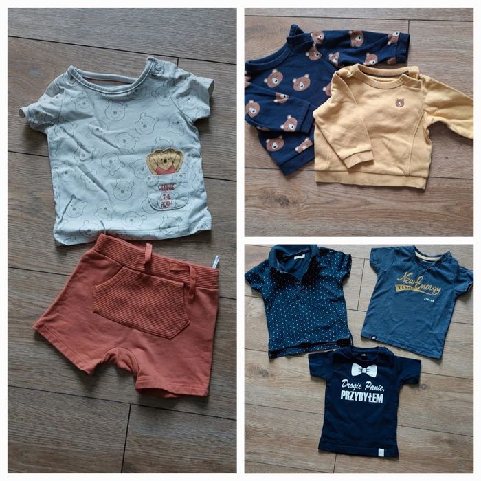 Paka ubranek dla chlopca 62-74