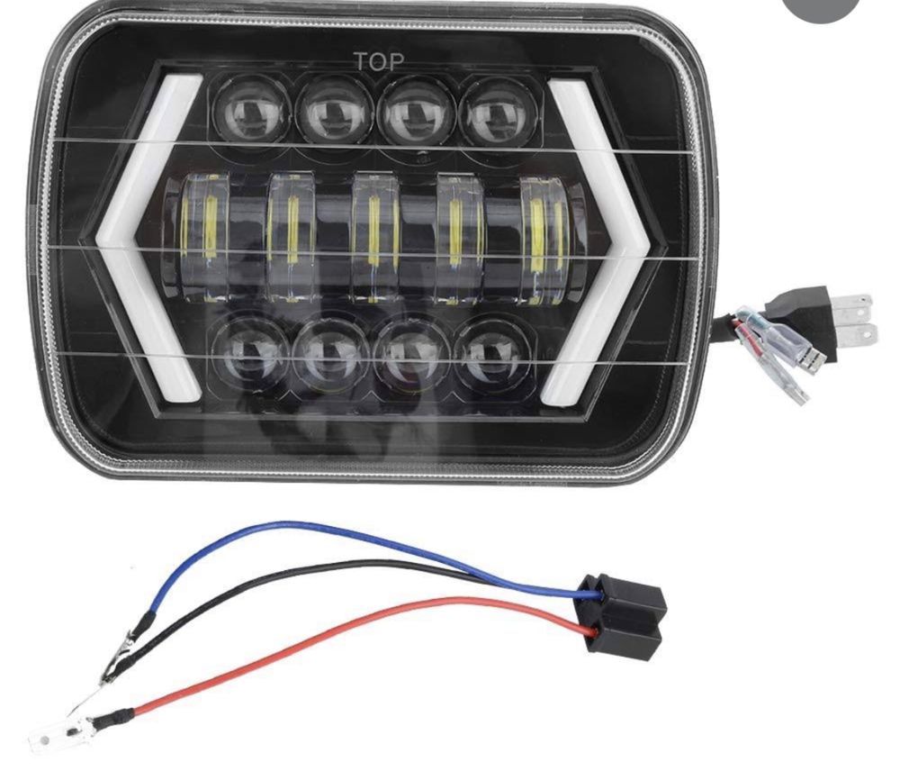 Farois universais LED Jeep cherokee xj patrol jipes variados