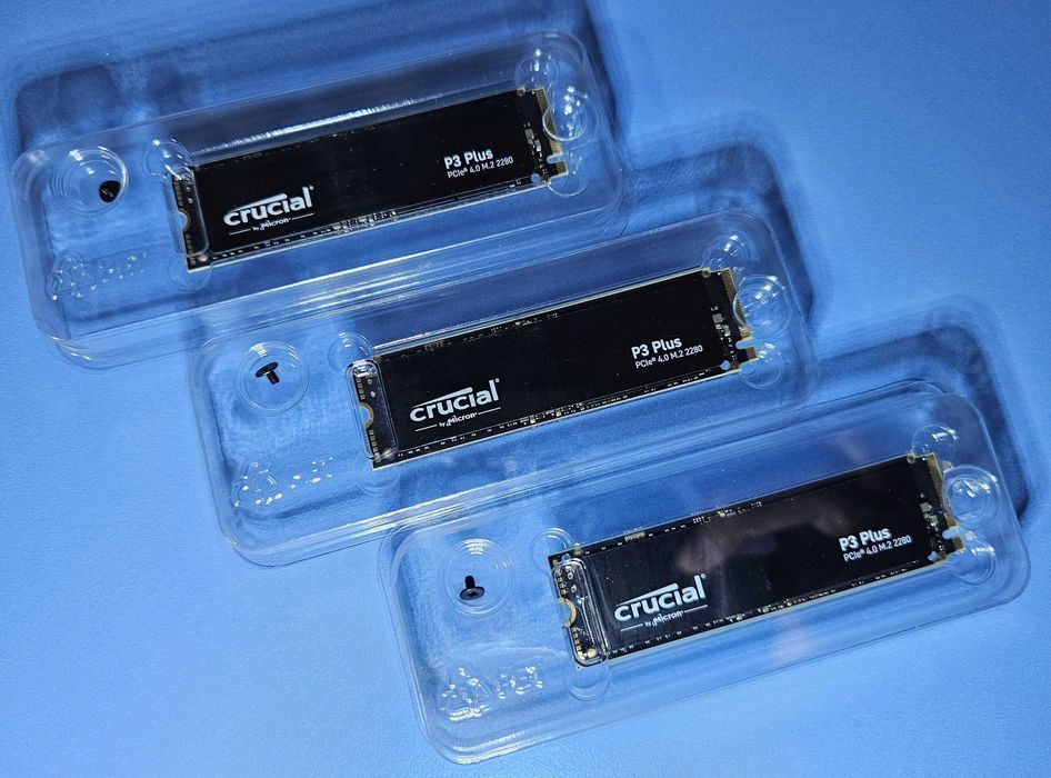 SSD Crucial P3 Plus 1 TB 2 TB PCIe4.0 M.2 2280 NVMe 5000MB/s