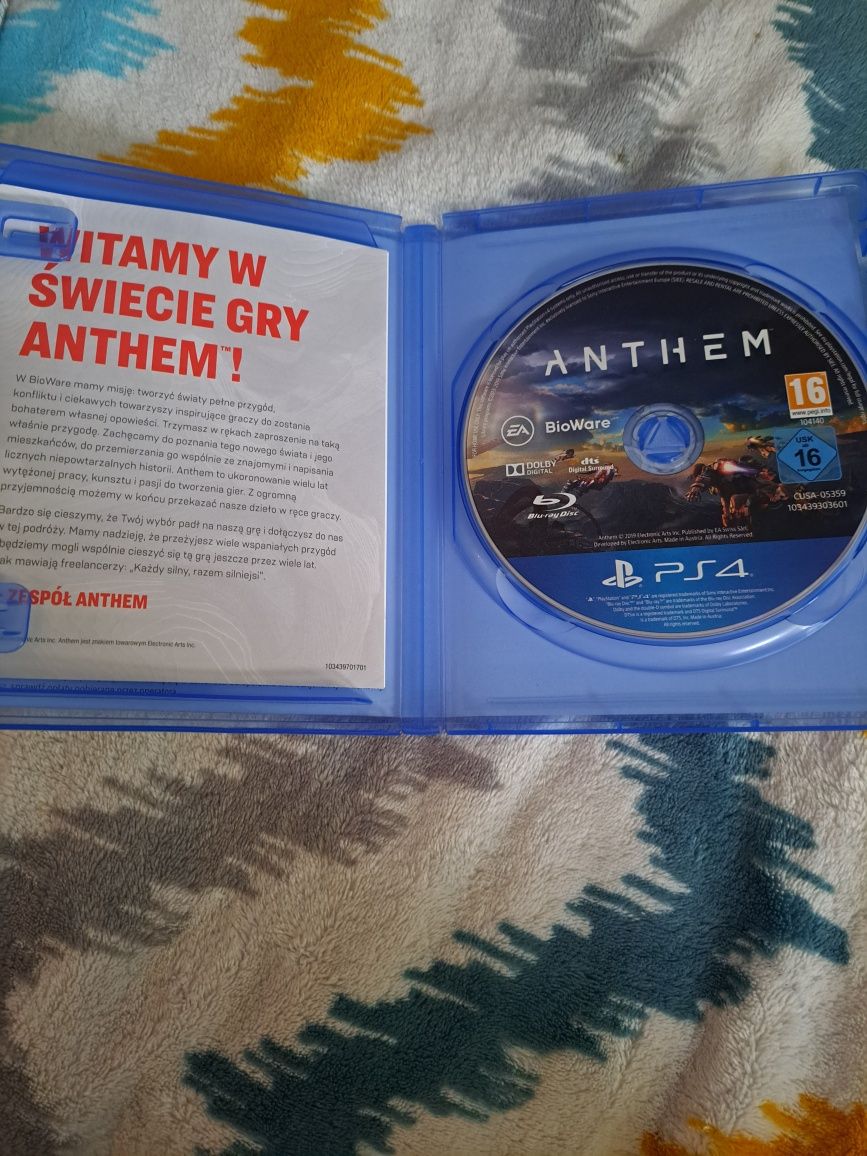 Anthem gra na ps4