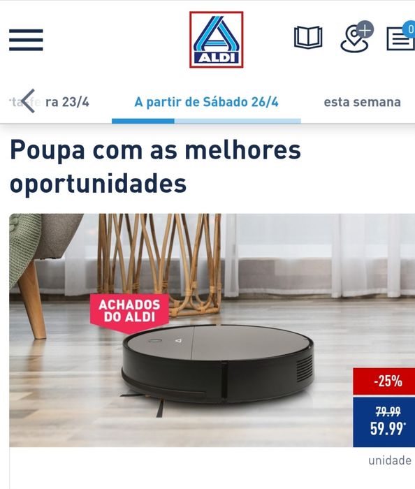 Aspirador robot Ambiano