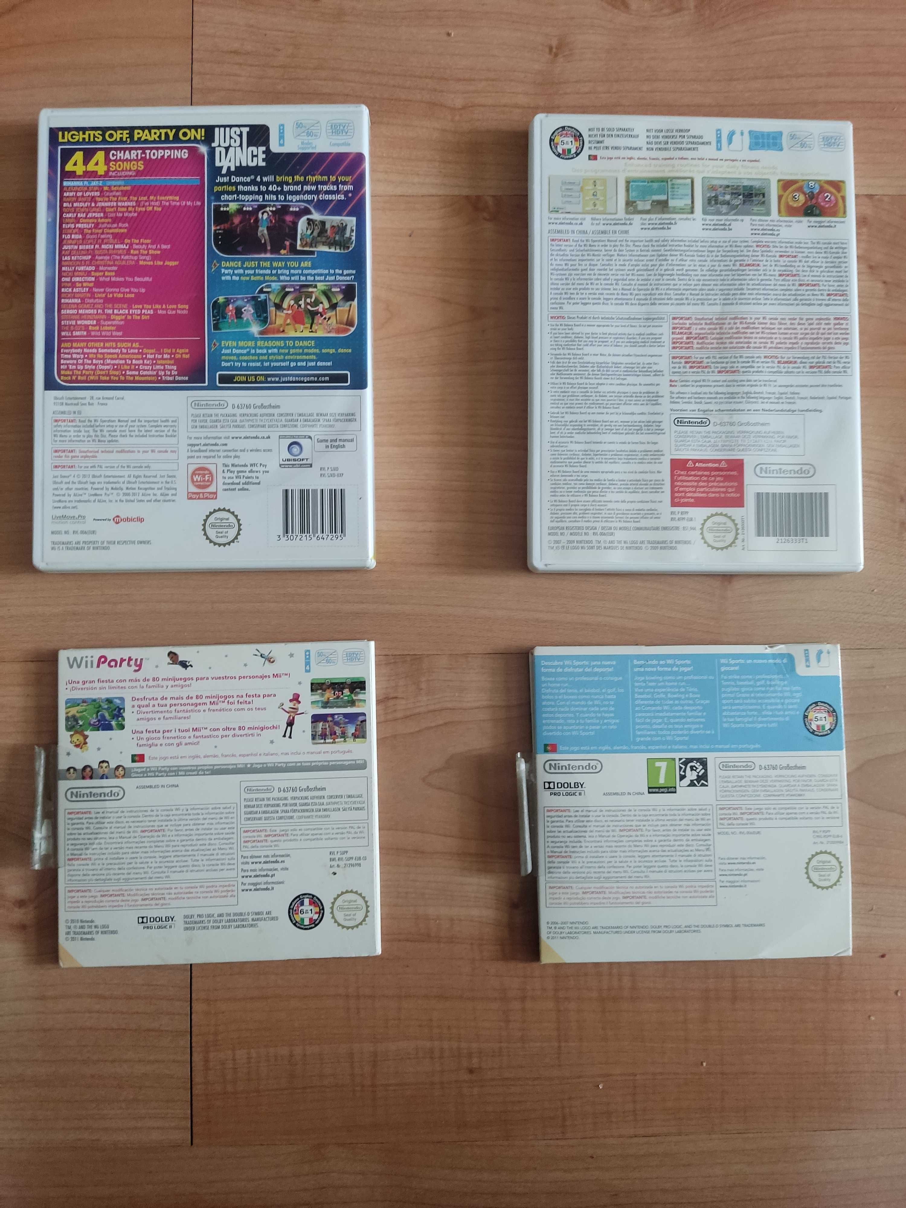 Jogos originais Wii: Fit Plus e Wii Sports