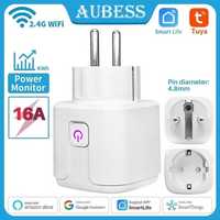 Розумна wifi розетка Aubess Smart Socket EU 16A/20A