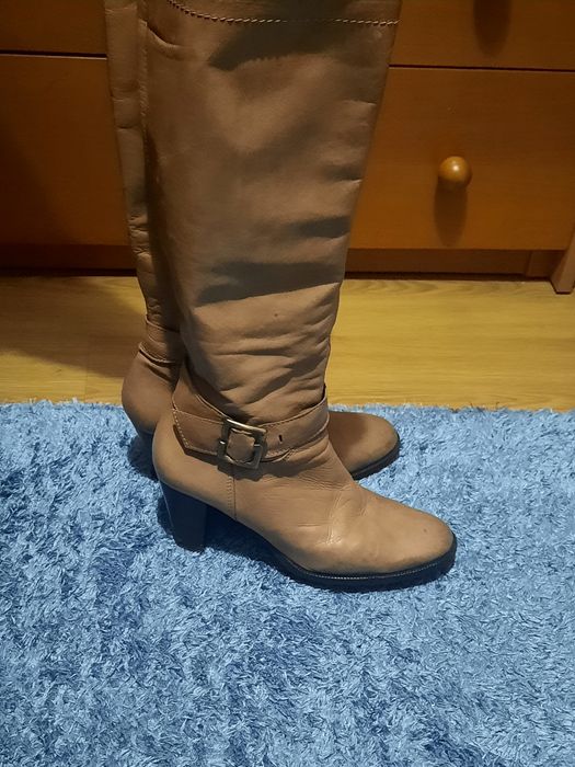 Botas senhora bege