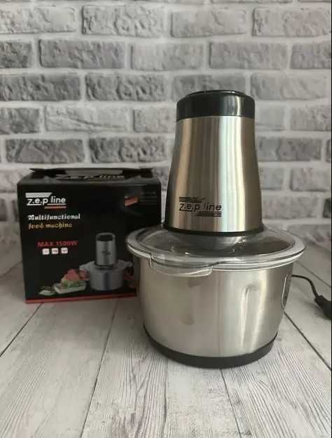 НІМЕЦЬКИЙ Блендер подрібнювач 1500 Вт з чашею 2 літри Zepline ZP-051