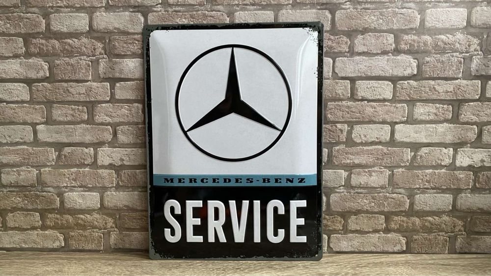 Постер Mercedes Service металлический