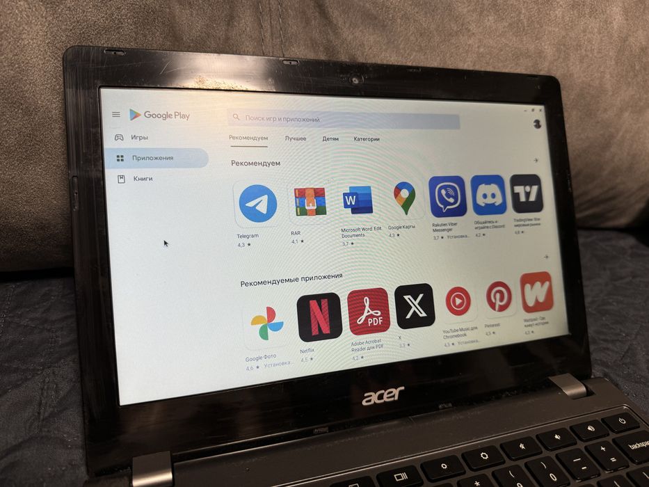 Ноутбук Acer C740-C4PE Chromebook 11.6" Intel Celeron 1.50GHz 4GB 16GB