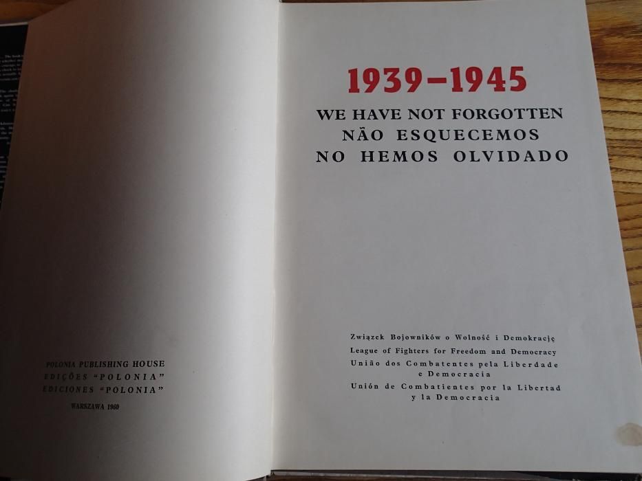 We Have Not Forgotten; Nous N'Avons Pas Oublie 1960