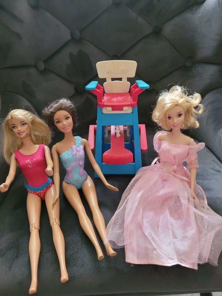Lalka Barbie zestaw krzesło