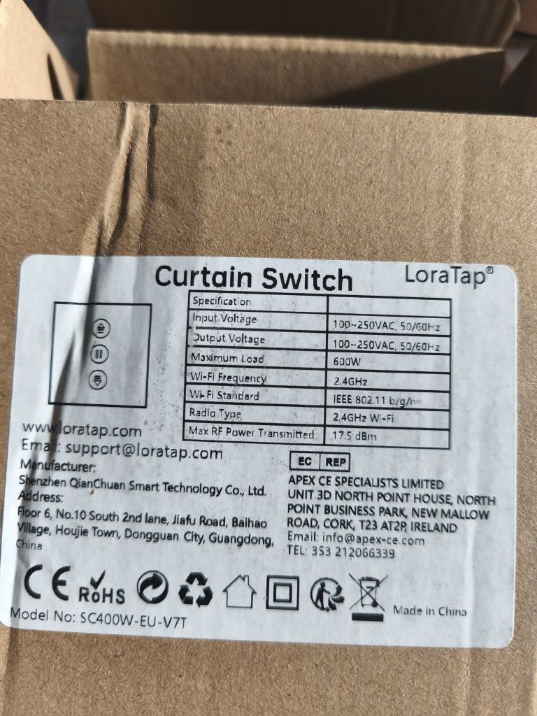 Tuya Switch para persianas