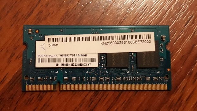 Оперативная память для ноутбука SO-DIMM 256MB DDR2-667