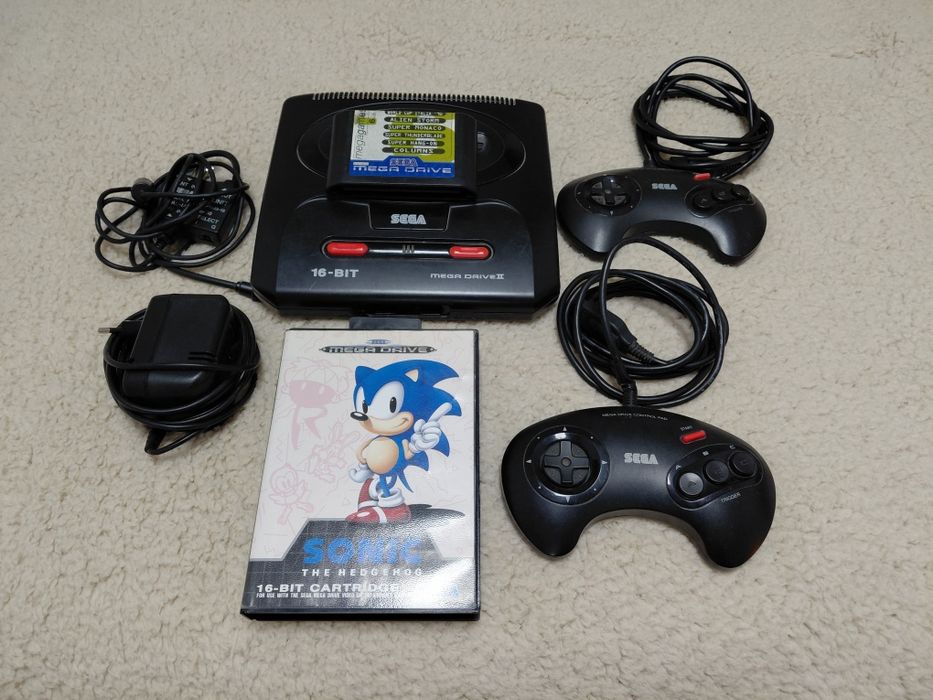 Mega drive com jogos