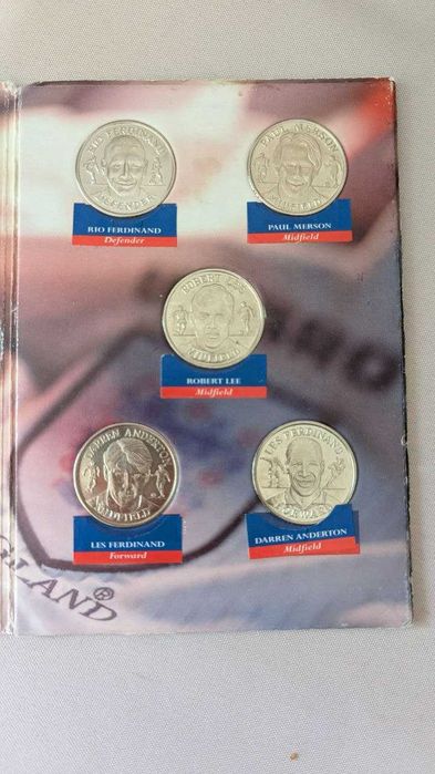 Медалі The official england squad medal collection 1998 the final five