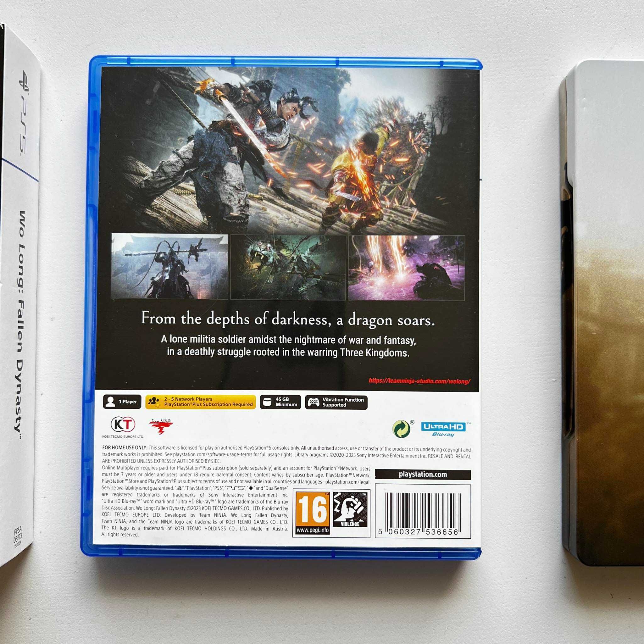 WO LONG Fallen Dynasty Steelbook Edition Gra na PS5 Unikatowa Seria