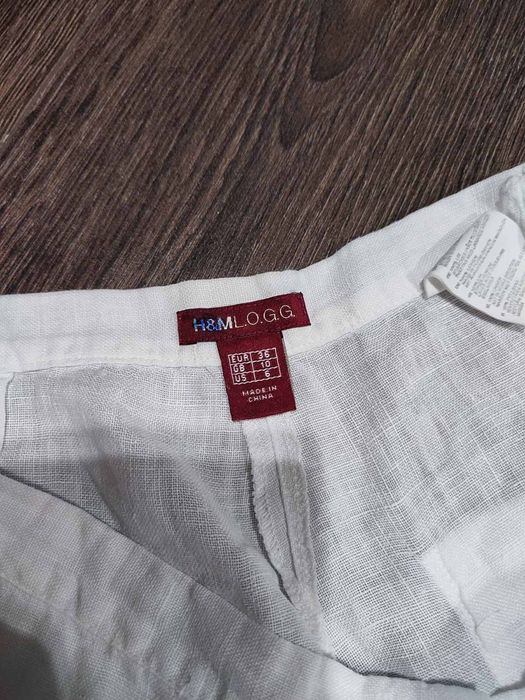 Штани бриджі льняні