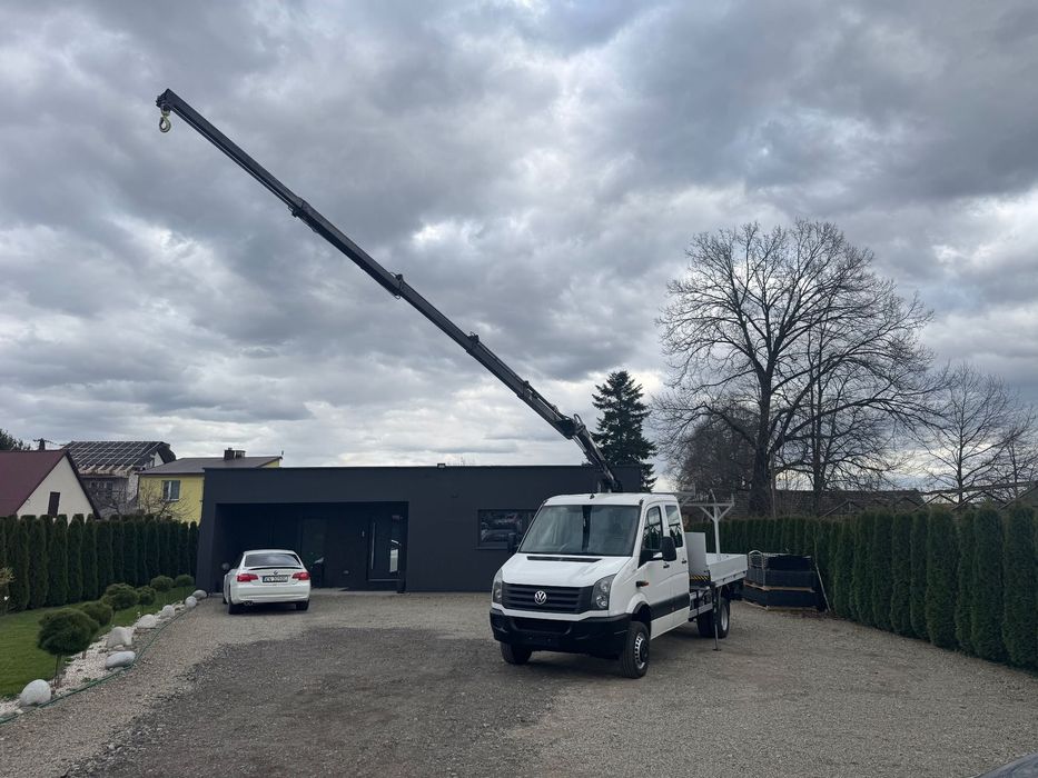 Volkswagen CRAFTER ACHLEITNER HDS 4X4  4X4 blokada centralna i tylna hiab 033 D-4 klima